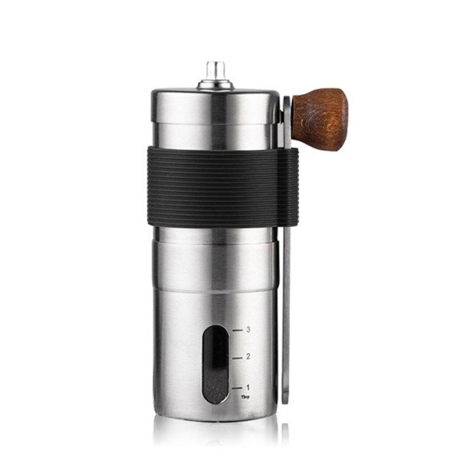 Simple hand-crank coffee grinder