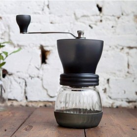 Ceramic conical manual coffee grinder