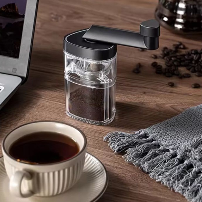 Modern multi-powered manual coffee grinder