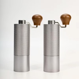 Lightweight aluminum alloy manual coffee grinder