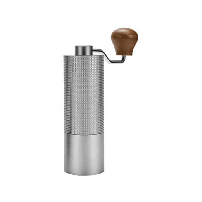 Lightweight aluminum alloy manual coffee grinder
