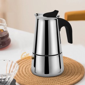 High quality Italian classic stainless steel moka pot