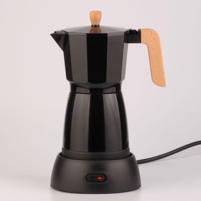 Household Electric Aluminum Stainless Steel Moka Pot