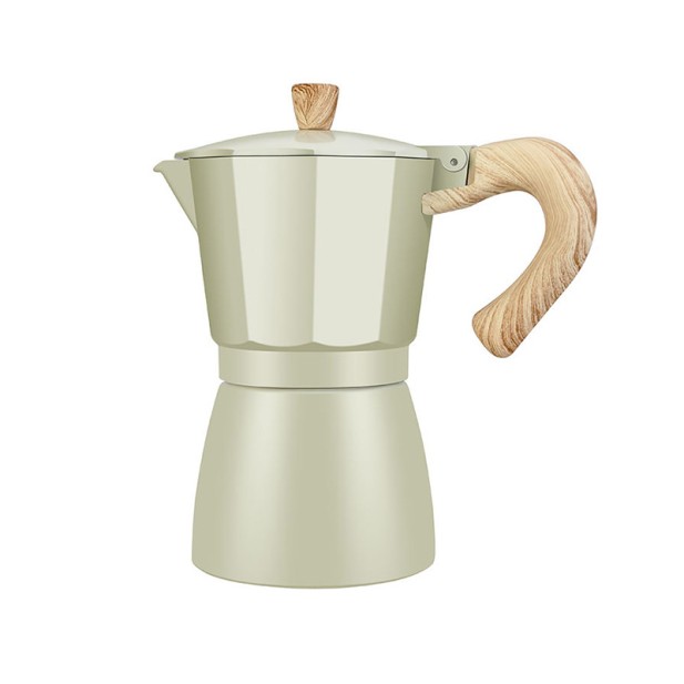Minimalist portable Italian moka pot
