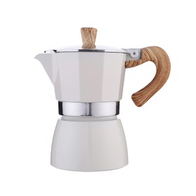 One-touch smart portable 3-cup Italian espresso moka pot