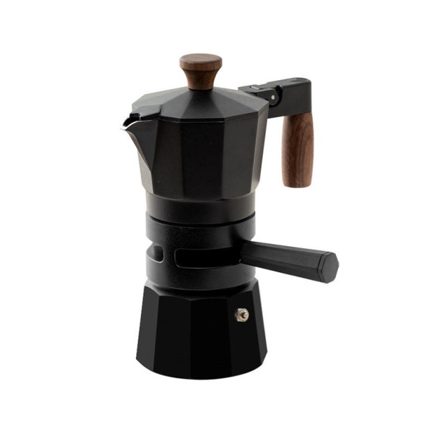 Double Valve Stainless Steel Moka Pot