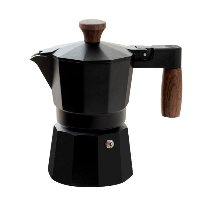 Double Valve Stainless Steel Moka Pot