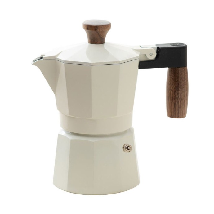 Double Valve Stainless Steel Moka Pot