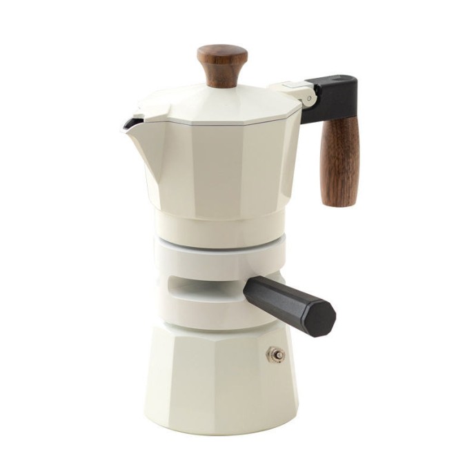Double Valve Stainless Steel Moka Pot