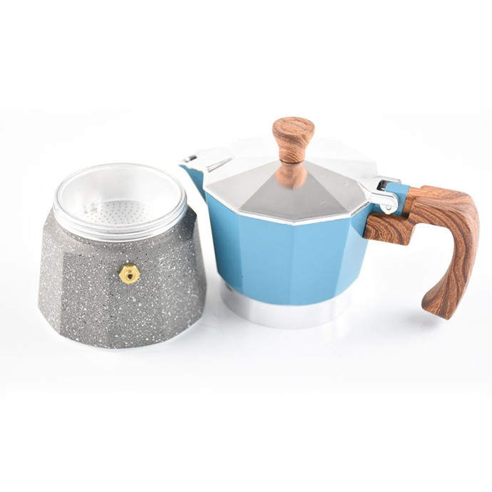 High quality manual aluminum moka pot