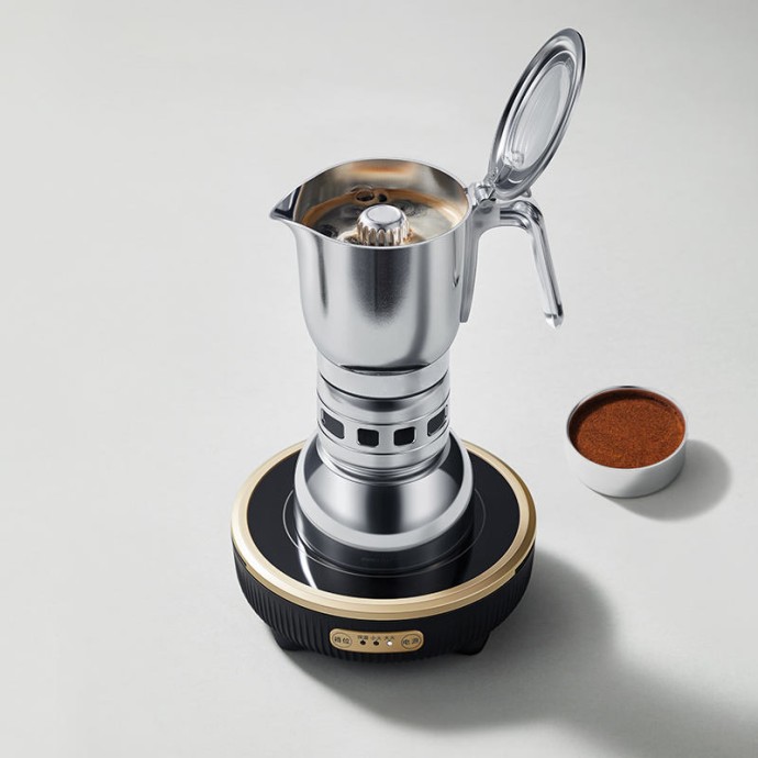 High quality aluminum double valve moka pot