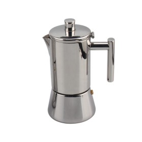 Induction cooktop stainless steel Italian mocha pot