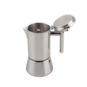 Induction cooktop stainless steel Italian mocha pot