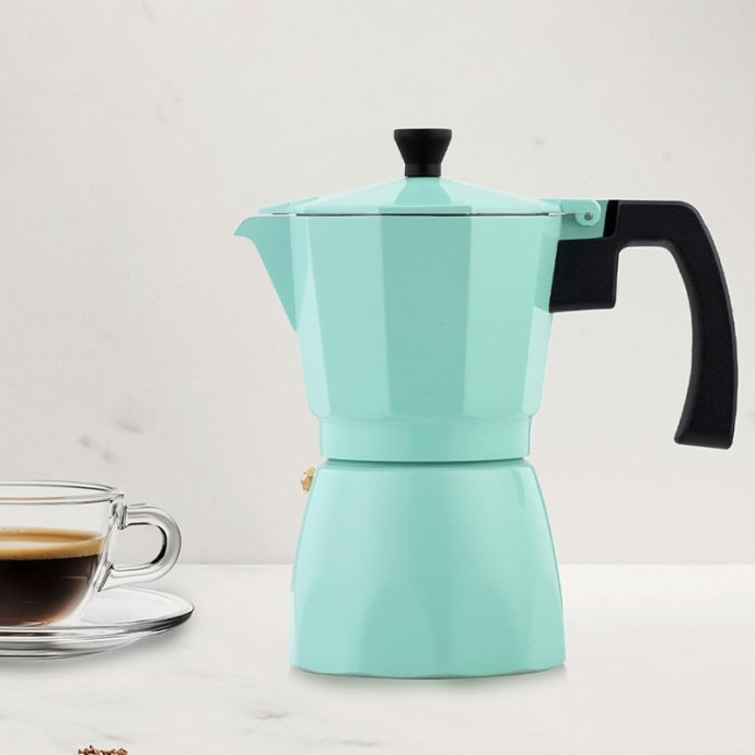 Mint Green Espresso Machine Moka Pot
