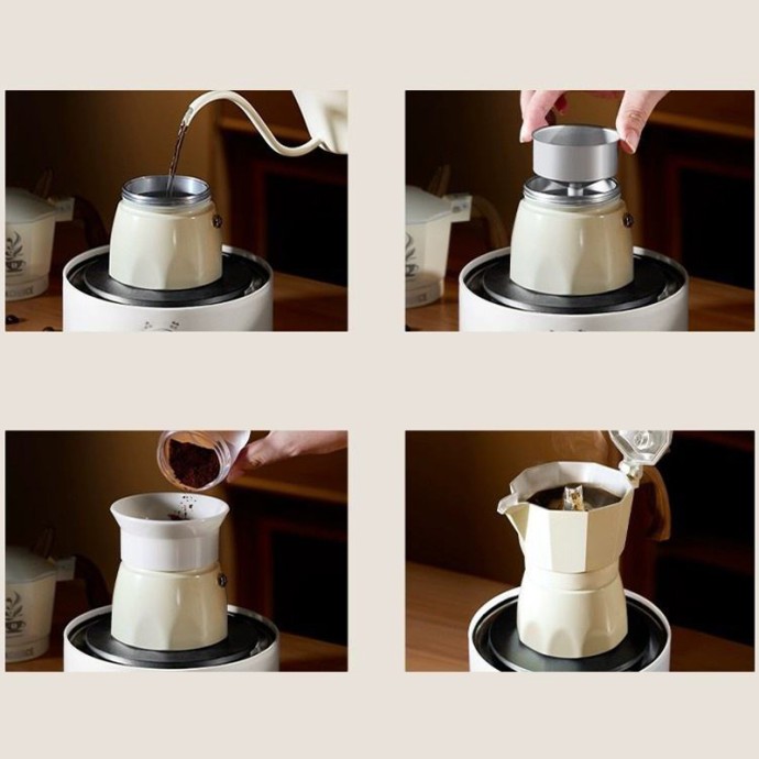 Classic Mini Aluminum Single Valve Moka Pot